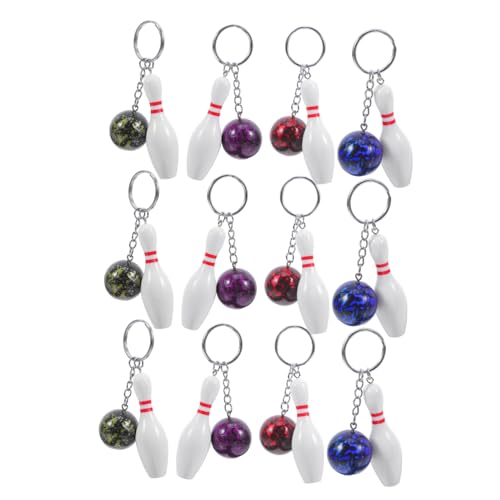 Porte clés bowling colorés pour ne plus perdre vos clés de voiture lors de vos sorties