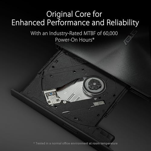 ASUS Powerful Blu-ray Drive with 16x Writing Speed and USB 3.0 for Both Mac/PC Optical Drive BW-16D1X-U/BLK/G/AS/P2G, 1 Year Warranty - 1