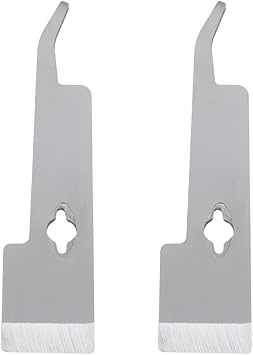 Ipetboom 2 Pcs Beehive Scraper Stainless Steel Silver 6.29 in