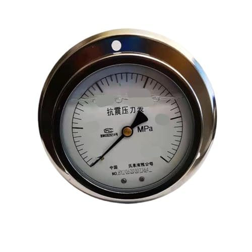 Manomètre axial de pression anti-vibration YTN-100ZT avec cadran 100mm et filetage de 20*1,5mm