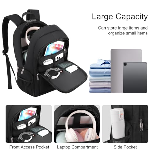MOSISO Laptop Backpack for Women Men, 15.6 inch Computer Business Backpack - image 6