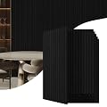 6 Pack Acoustic Wall Panels, 47.2" X 23.6" Sound Absorbing Panels, Decorative Sound Proof Panels for Office, Studio, Home Theatre - Black