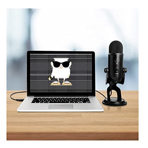 Blue Microphones Yeti Blackout Usb Microphone Bundle With Knox Studio Stand, Studio Headphones And Pop Filter (4 Items) #TOP5