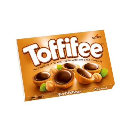 Toffifee 1 x 125 g Haselnuss in Karamell mit Nougatcreme und Schokolade ideal zum gemeinsamen Naschen und Teilen