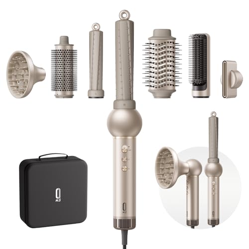 O.H.B 7-in-1 Hot-Air Styler Brush—110K RPM Multi-Styler