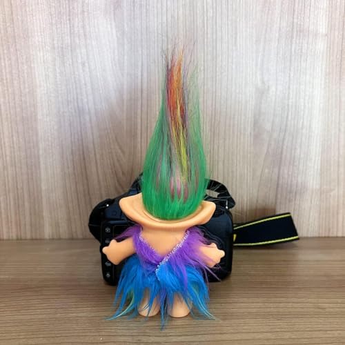 Set de 2 muñecos troll vintage 3.9 pulgadas miniatura 3