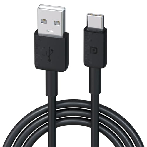 Portronics Konnect Link Type C 3A Fast Charging Cable for Smartphones, Tablets & other Type C devices with 480Mbps Data Sync(Black)
