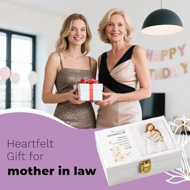 Mother in Law Gifts, Figurine Box for Mother-in-Law ¨C Mothers Day or Christmas Gift from Daughter-in-Law
