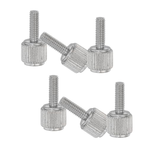 Uonlytech Tornillos de Fijación Moleteados para Calibrador Vernier M2.5x8mm, 6 Piezas de Metal de Alta Dureza, Accesorios para Uso Diario y Precisión en Medición