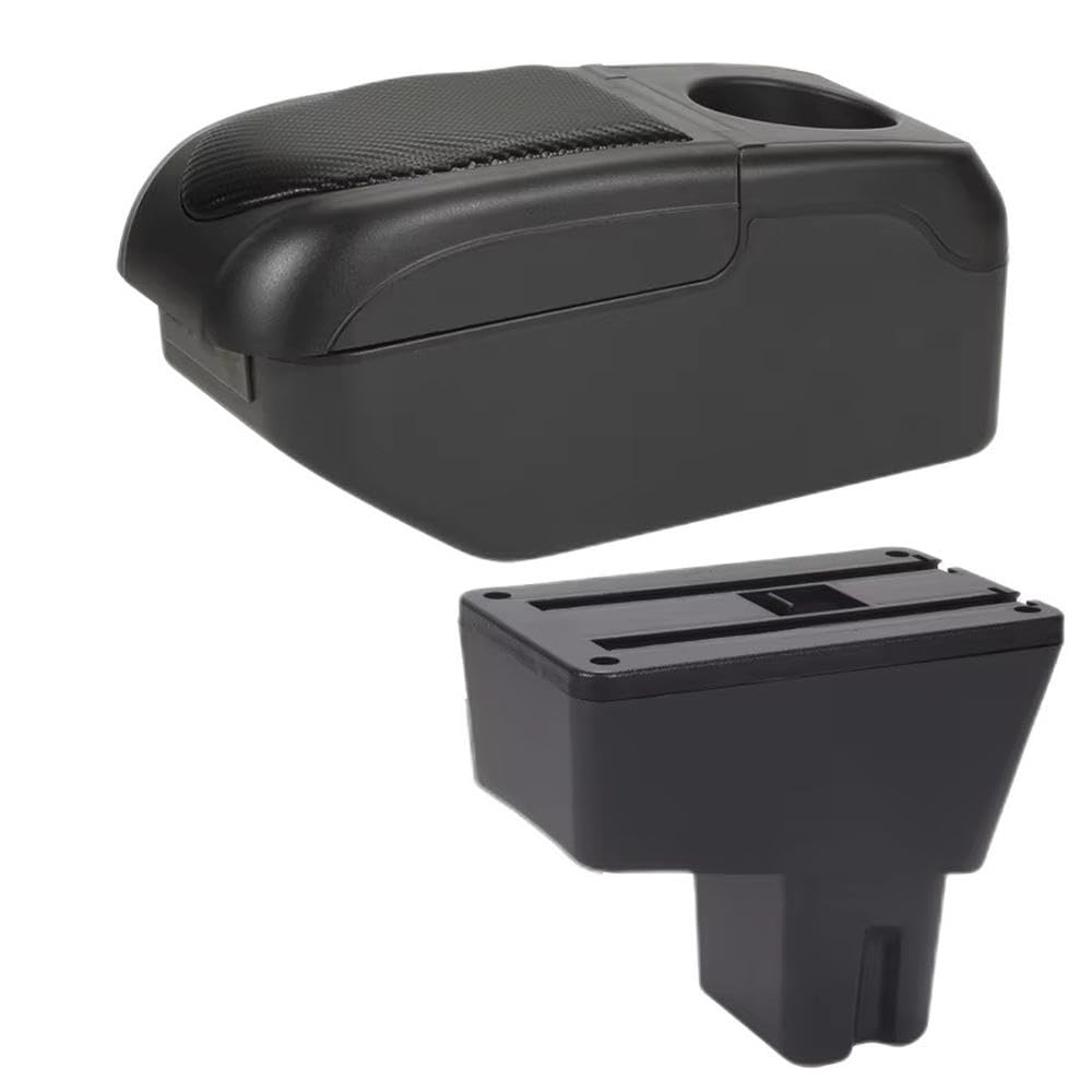 Sxqpocar Black Black For Citroen C3 C4 2025 Car Armrest Box Interior Storage Box Replacement Parts