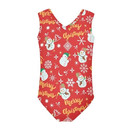Image of Biyejit Girls Leotards Dance Sport Wear Gymnastics One-Piece Swimwear for Kids 3-14 Years