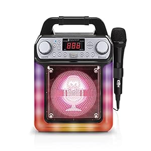 Singing Machine Karaoke Systeem – Draagbaar, Zwart (SML652BK)