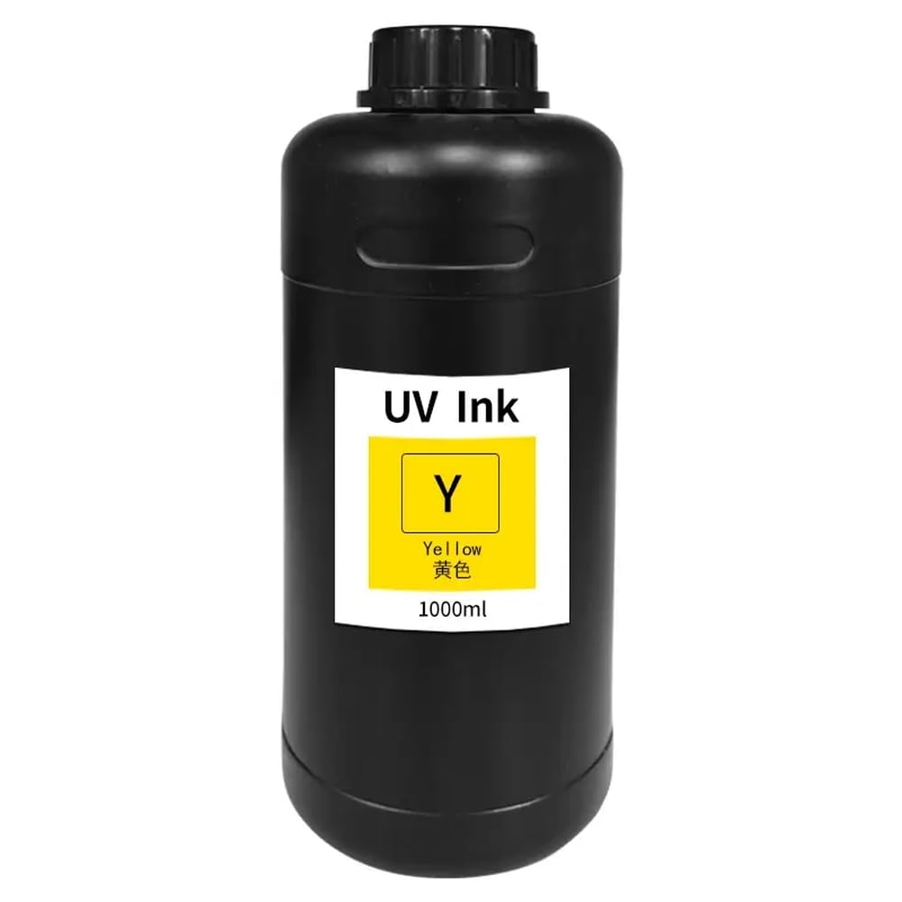 Encre curable UV jaune pour imprimer sur support rigide et souple - 2