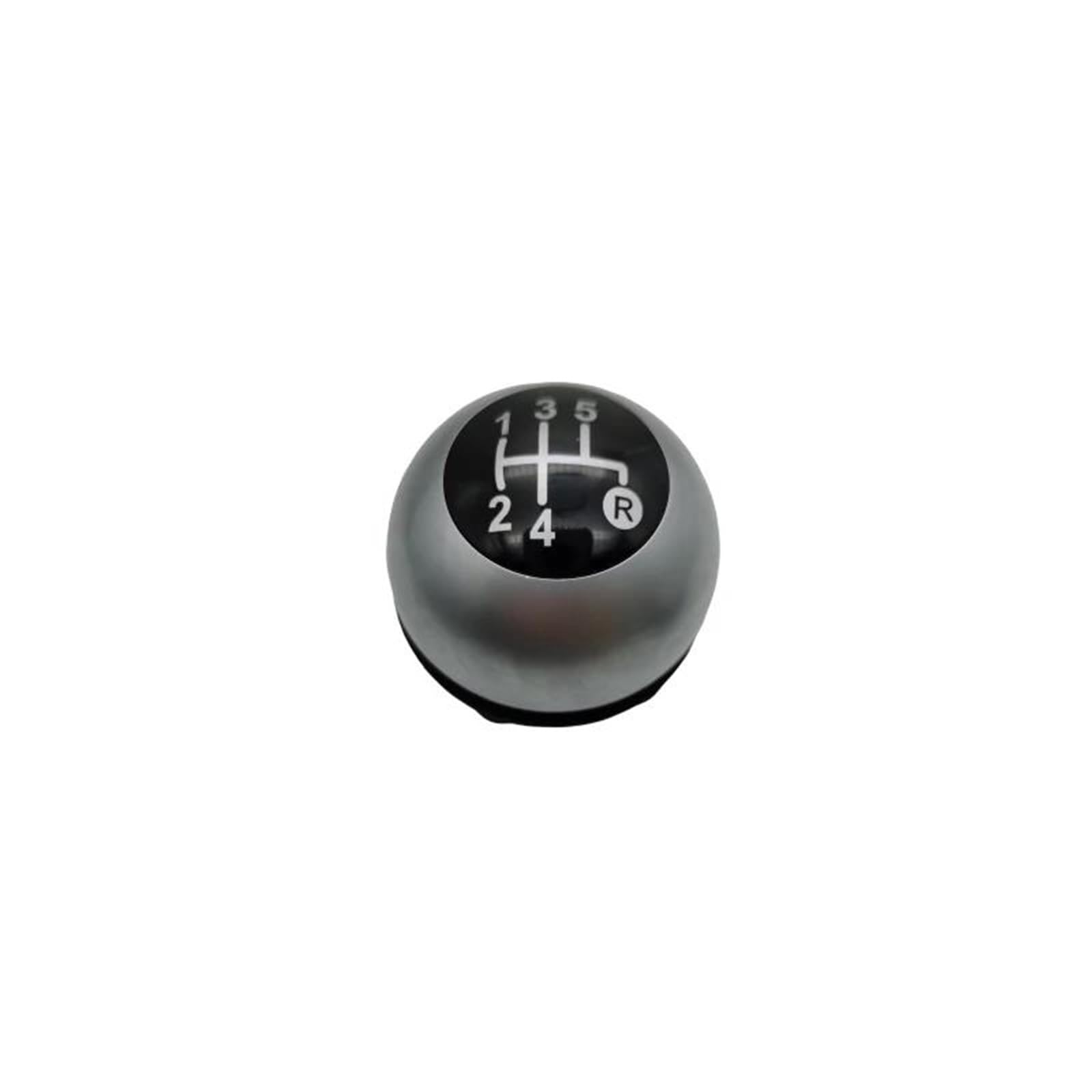 POANBCGY for Fiat 500 5 6 Speed Car Shift Knob Gear Knob Replacement Parts(5 Speed Sliver)