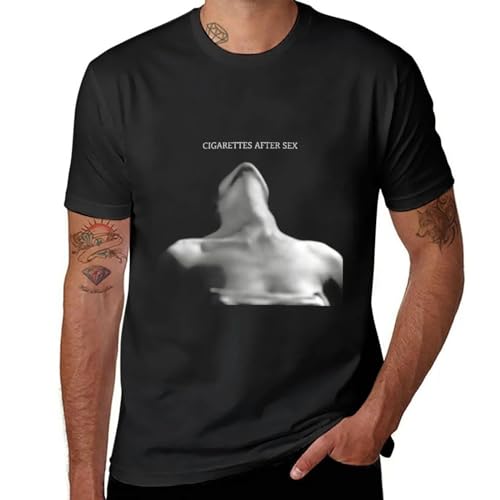 Photo de Cigarettes-After-Sex-T-Shirt-Custom-t-Shirts-Design-Your-Own-Boys-White-t-Shirts-Mens Black L