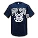 Rapiddominance Coast Guard Classic Military Tee, Navy, Medium