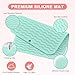 Suafrnut Plus Size Silicone Heat Resistant Mat, Portable Travel Hot Tools Pad Cover for Curling Iron, Flat Iron, Hair Straightener and Other Hair Styling Tools(12.0