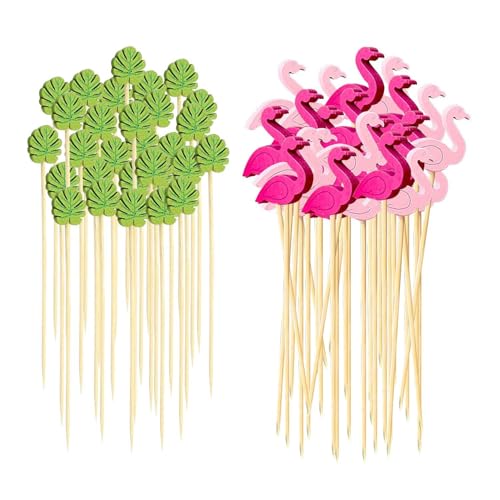 200 Piezas Brochetas De Frutas, Decoración De Cócteles, Brochetas De Comida De Madera, Decoraciones Para Fiestas, Brochetas De Madera Decorativas, Brochetas De Comida Creativas