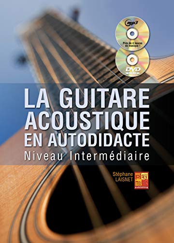 Preisvergleich Produktbild La guitare acoustique en autodidacte - Intermédiaire Livre + CD + DVD