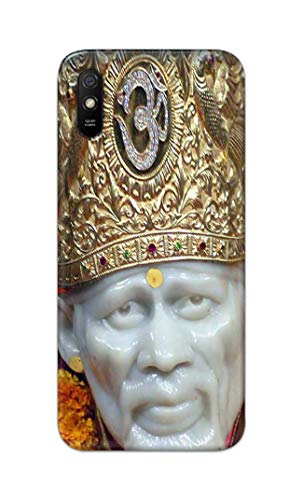 Image of PRINTFIDAA Sai Baba Lord Shiridi Great God Hinduism Hindu Religious Printed Designer Hard Case for Redmi 9A / Redmi 9i Back Cover -(e) RPM1005
