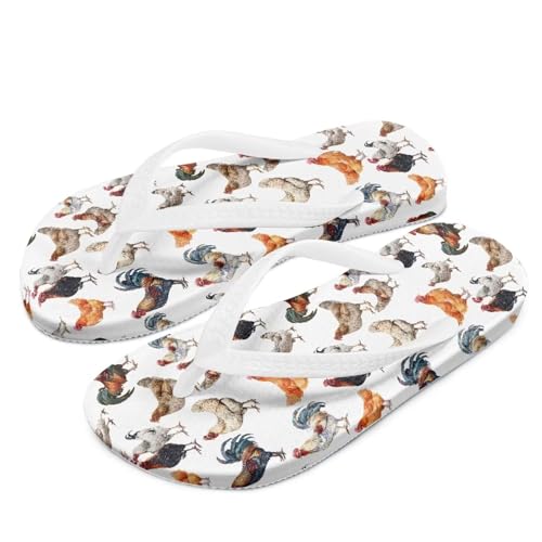 Kids Water Shoes Flip Flops Quick-Dry EVA Anti-Slip for Beach Pool Shower Swim Unisex Childrens Sandals Size 1-3