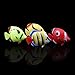 TINKSKY Plastic Artificial Fishes Decorations for Aquarium Fish Tank 10pcs (Random Color Pattern)