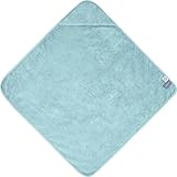 normani Kinder Kapuzentuch Frottee Wickeltuch Kapuzenhandtuch aus 100% Bio-Baumwolle - Baby Badehandtuch 100x100 cm Farbe Hellblau