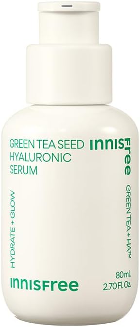 Green Tea Seed Hydrating Serum 80ml with Hyaluronic Acid, Korean Face Serum for Glow & Hydration for all skin types