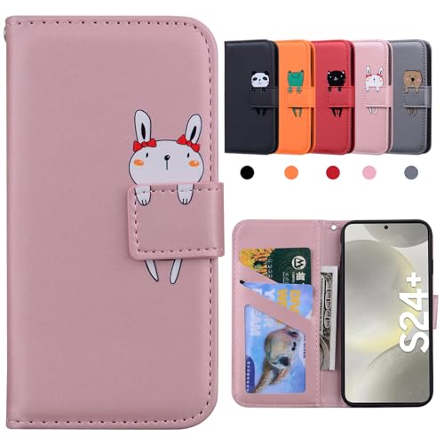 Kedic Galaxy S25 ケース Galaxy S24 ケース 手帳型 防塵 耐衝撃TPU素材 かわいい 動物 パターン Galaxy S24 SC-51E SCG25 ケース カード収納 スタンド機能 ギャラクシーs24 スマホケース Galax
