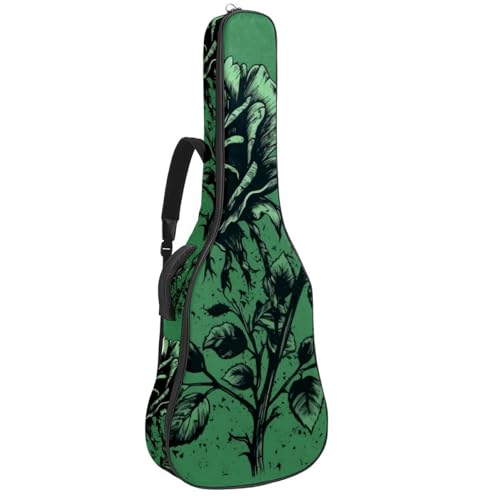 Sac pour guitare acoustique bicolore idéal pour les cours de musique et les répétitions