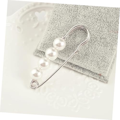 Broche perle pour écharpe et châle | Accessoire de mariage raffiné - 5