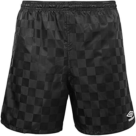 Umbro mens Checkered Short, Black Beauty/White, Large US
