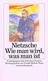 Wie man wird, was man ist: Ermutigungen zum kritischen Denken (insel taschenbuch) - Herausgeber: Ursula Michels-Wenz Friedrich Nietzsche 