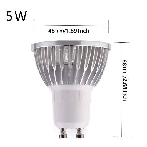 Gu10 Led Bulbs Cool White MODOAO 5W GU10 LED Bulbs, Dimmable Spot Light ...