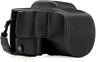 MegaGear Ever Ready Leather Camera Case compatible with Panasonic Lumix DC-FZ82