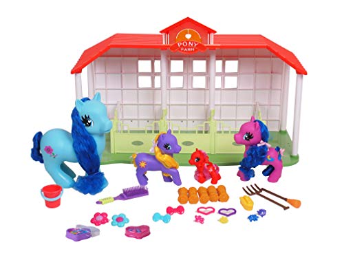 Wonder Pony Land 45Piece Mega Horse Ranch Set Toy