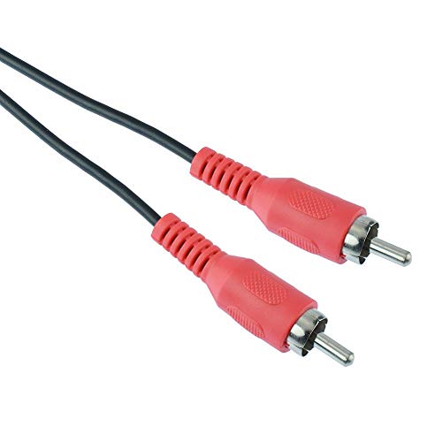1m Red RCA Male to Male Phono Cable Lead Extension AV Audio