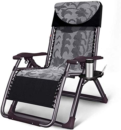Chaise de camping inclinable et pliante portable avec position soleil