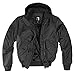 Produktbild bw-online-shop MA-1 Hooded Bomberjacke schwarz/schwarz - S