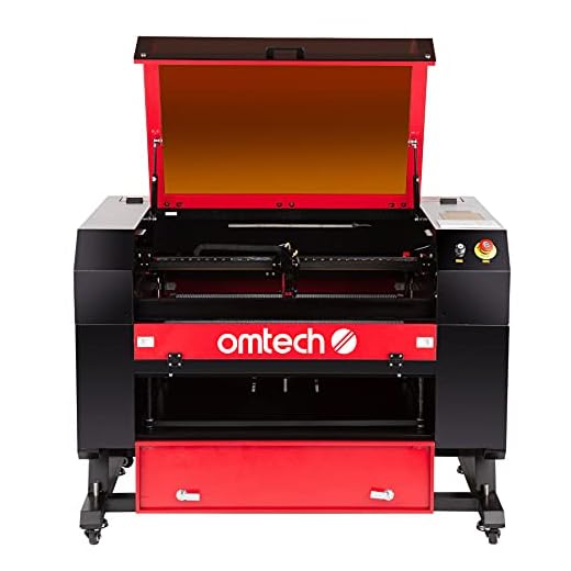 OMTech 60W CO2 Laser Engraver, 60W Laser Cutter and Engraver Machine, 20x28 Laser Engraving Machine with Autolift Autofocus Air Assist 2 Way Pass RDWorks, Laser Cutting Machine for Wood Acrylic More