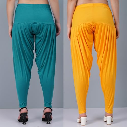 Image of Buy That Trendz Patiala Salwar for Women Relaxed Fit Viscose Patiyala Salwar Harem Bottom Pants