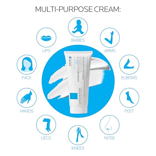 La Roche-Posay Cicaplast Balm B5 Skin Barrier Repair Cream with Centella Asiatica, Shea Butter & Panthenol | Multi-Purpose Healing Ointment for Dry, Irritated Skin | Face, Body & Hand Balm, Baby Safe - Image 6