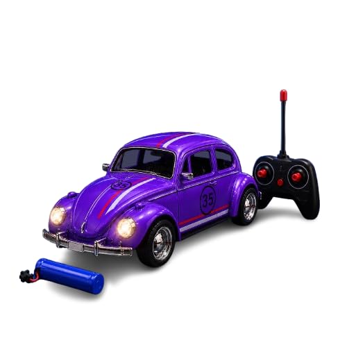 Retro Thunder 22 – Rechargeable Remote Control Car, Classic Vintage Toy Car, 4-Way RC Racing Car, Multicolor Kids Car with Lights (Pack of 1)-picture-32
