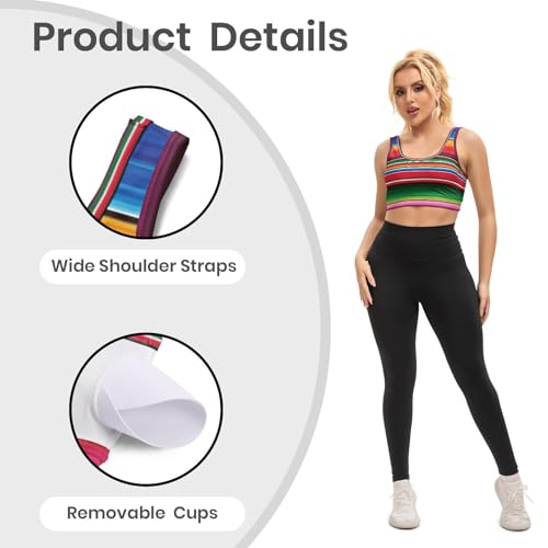 Image of Yoga top Women's Cheerleading Uniform Gym Outfit Running Crop Tops Yoga Shirts Casual Tank Top