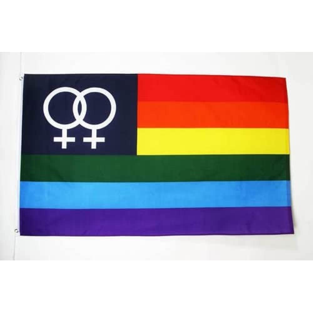 AZ FLAG - Rainbow Peace Love Happiness Flag - 2x3 Ft - 100D Polyester Gay Pride Banner with Two Metal Grommets - Fade Resistant - Vivid Colors - 2' x 3' Feet - 90x60 Cm — view 100
