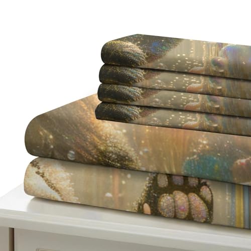 Parure de lit panda housse de couette 140x200 microfibre respirante 3 pièces single