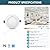 ECOELER 12 Pack 6 Inch Ultra-Thin LED Recessed Ceiling Light with Junction Box, 11W 5000K Day Light, 850Lm Brightness, Dimmable Canless Wafer Downlight, ETL&FCC Listed