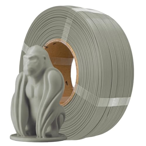 AzureFilm PLA Matte HS Refill Filament 1 75 mm 1kg Nachfüllpackung Hochgeschwindigkeitsfähig & robust Kompatibel mit AzureFilm Master Spool & Bambu Reusable Spool (Salbei 1kg)