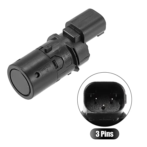 X AUTOHAUX 1pcs PDC Parking Assist Sensor YDB500300PMA for Jaguar X Type, Black, 2.44''x1.18''x0.91'' - Image 4