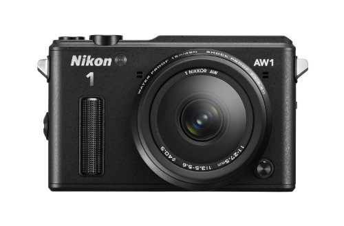 Nikon 1 AW1 14.2 MP HD Waterproof, Shockproof Digital Camera System with AW 11-27.5mm f/3.5-5.6 1 NIKKOR Lens (Black)
